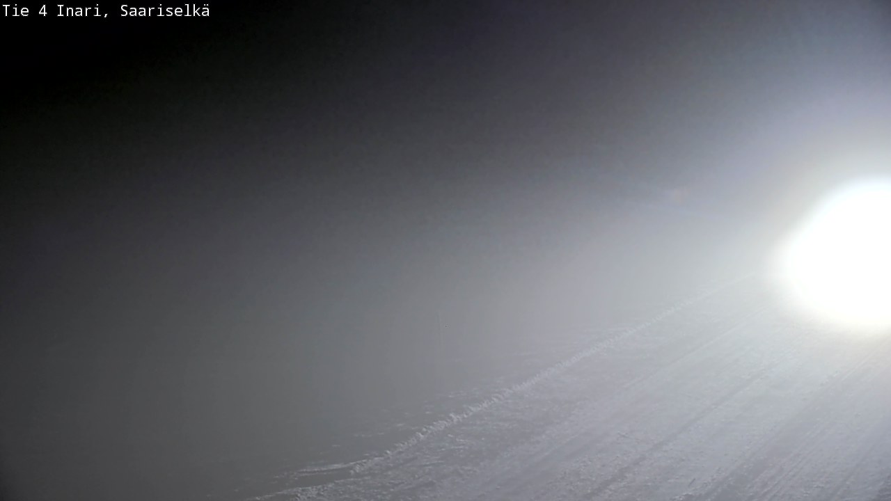 Weather Camera Image Road 4 Inari, Saariselkä, Kaunispää, Inari, Lappi