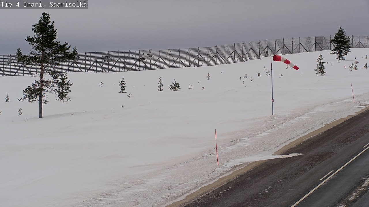 Kelikamerat Kuva Tie 4 Inari, Saariselkä, Kaunispää, Inari, Lappi