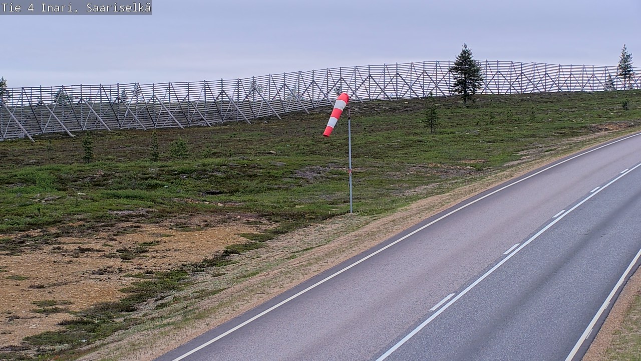 Kelikamerat Kuva Tie 4 Inari, Saariselkä, Kaunispää, Inari, Lappi