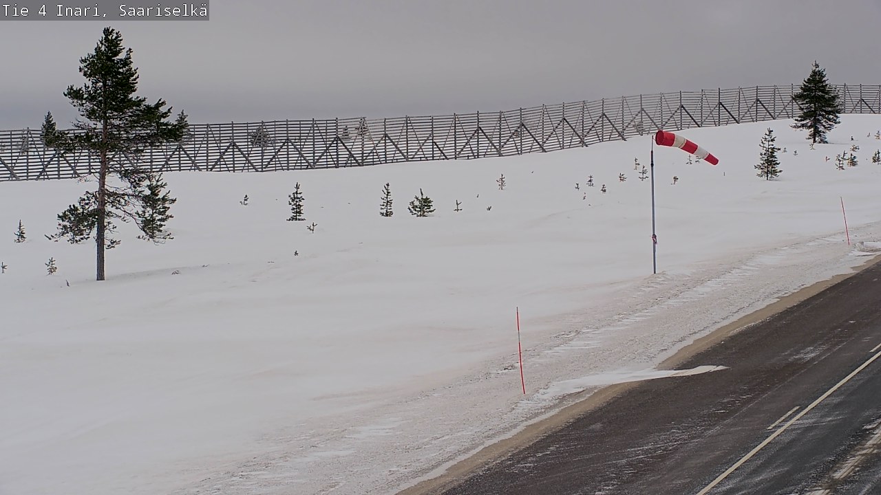 Kelikamerat Kuva Tie 4 Inari, Saariselkä, Kaunispää, Inari, Lappi