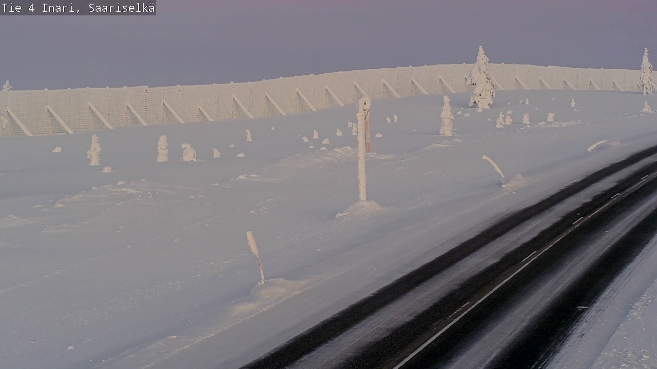 Kelikamerat Kuva Tie 4 Inari, Saariselkä, Kaunispää, Inari, Lappi