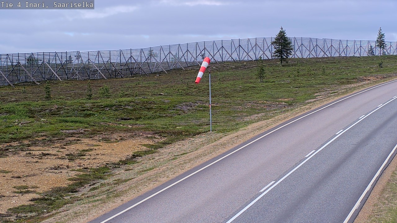 Kelikamerat Kuva Tie 4 Inari, Saariselkä, Kaunispää, Inari, Lappi