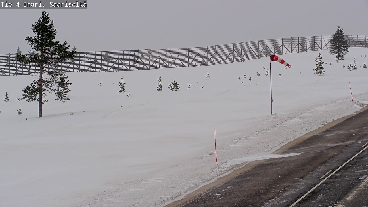 Kelikamerat Kuva Tie 4 Inari, Saariselkä, Kaunispää, Inari, Lappi