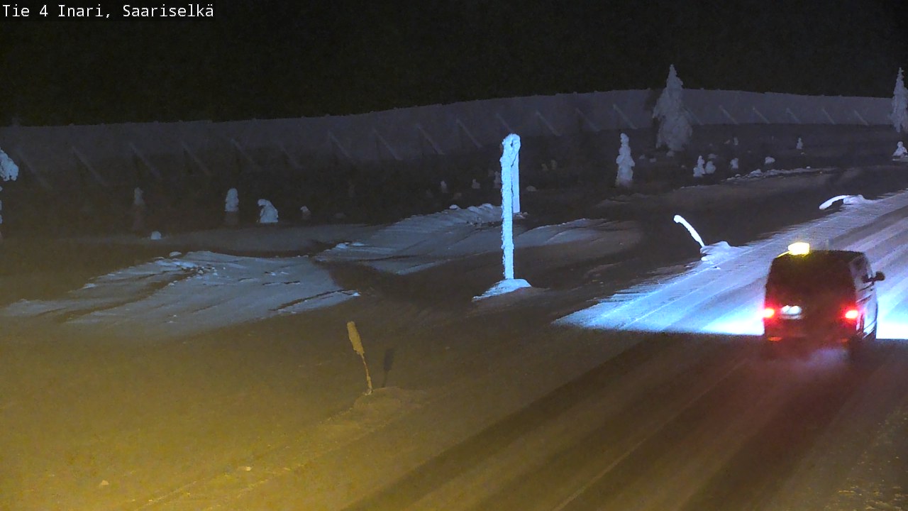 Kelikamerat Kuva Tie 4 Inari, Saariselkä, Kaunispää, Inari, Lappi