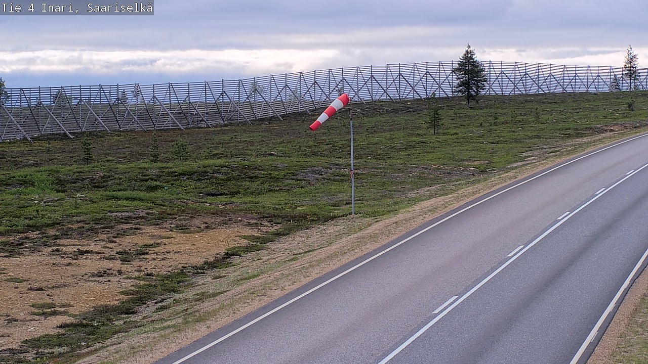 Kelikamerat Kuva Tie 4 Inari, Saariselkä, Kaunispää, Inari, Lappi