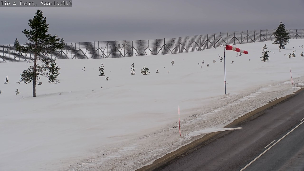 Kelikamerat Kuva Tie 4 Inari, Saariselkä, Kaunispää, Inari, Lappi