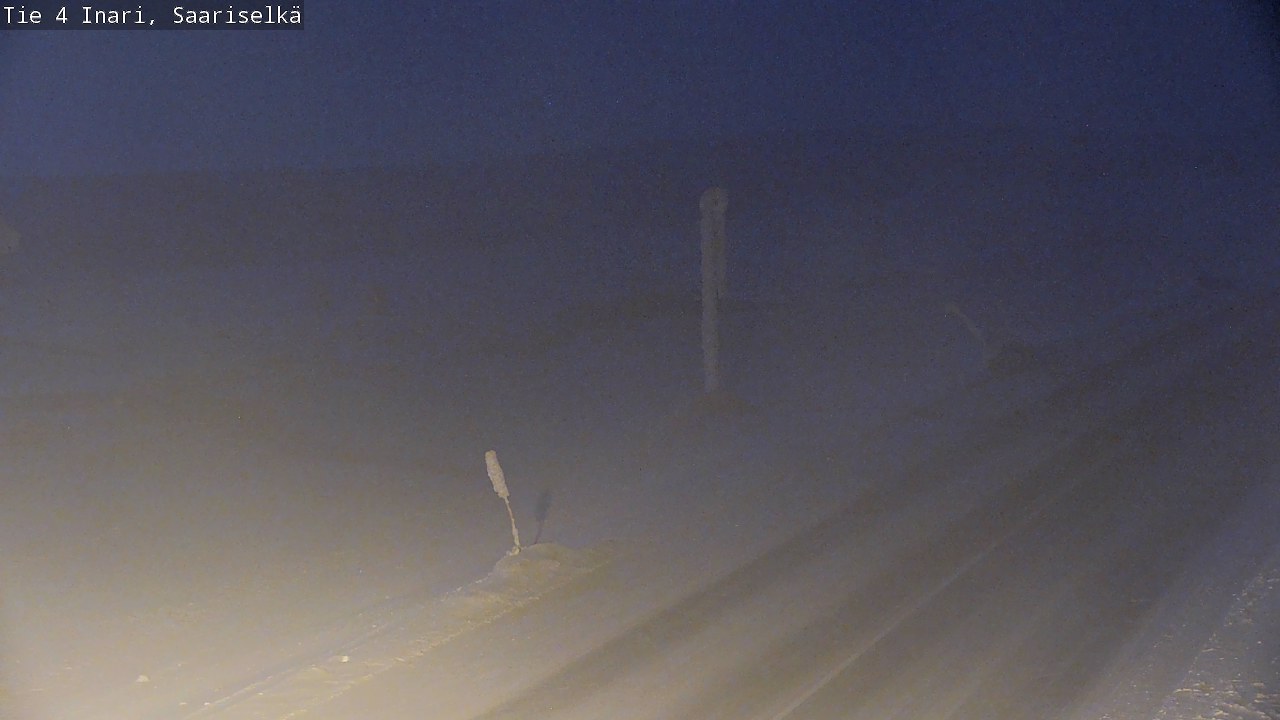 Kelikamerat Kuva Tie 4 Inari, Saariselkä, Kaunispää, Inari, Lappi