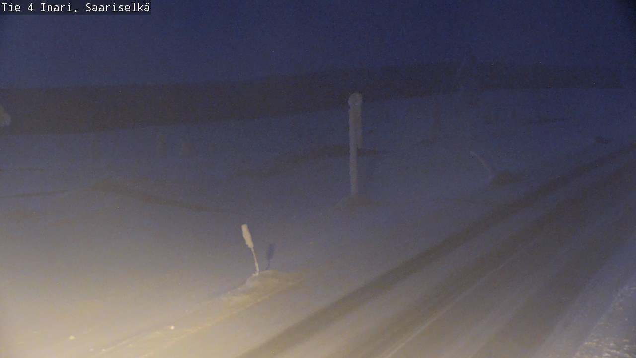 Kelikamerat Kuva Tie 4 Inari, Saariselkä, Kaunispää, Inari, Lappi