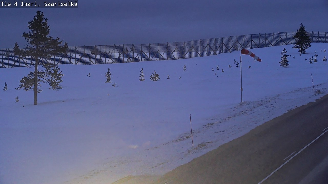 Kelikamerat Kuva Tie 4 Inari, Saariselkä, Kaunispää, Inari, Lappi