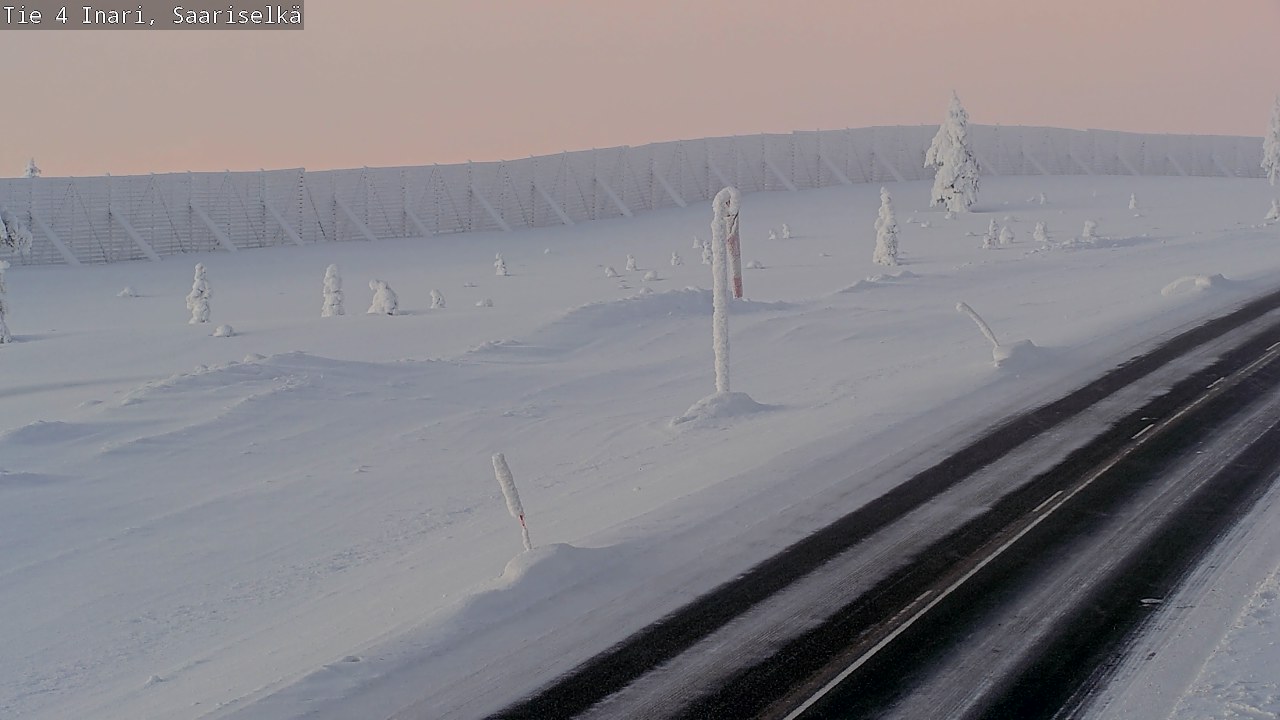 Kelikamerat Kuva Tie 4 Inari, Saariselkä, Kaunispää, Inari, Lappi