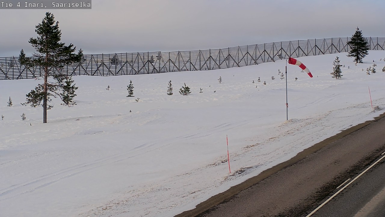 Kelikamerat Kuva Tie 4 Inari, Saariselkä, Kaunispää, Inari, Lappi