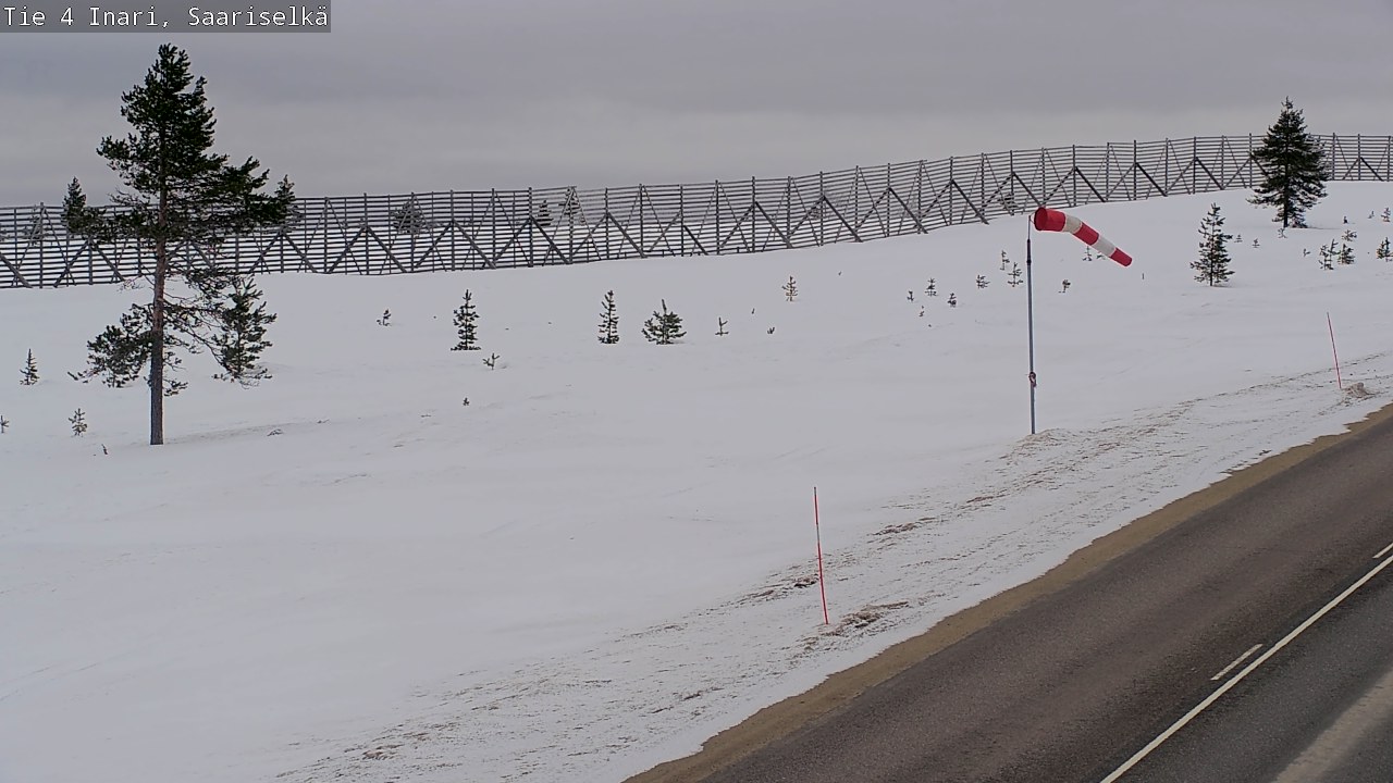 Kelikamerat Kuva Tie 4 Inari, Saariselkä, Kaunispää, Inari, Lappi