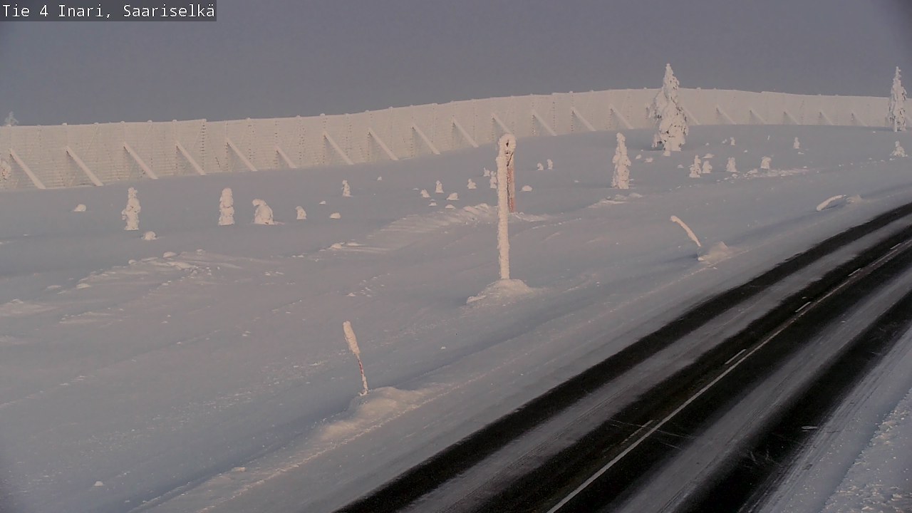 Kelikamerat Kuva Tie 4 Inari, Saariselkä, Kaunispää, Inari, Lappi