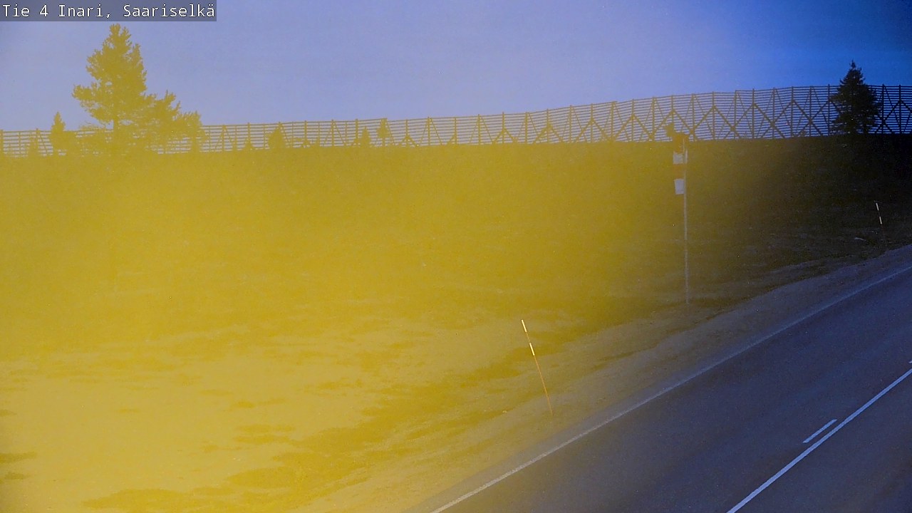 Kelikamerat Kuva Tie 4 Inari, Saariselkä, Kaunispää, Inari, Lappi