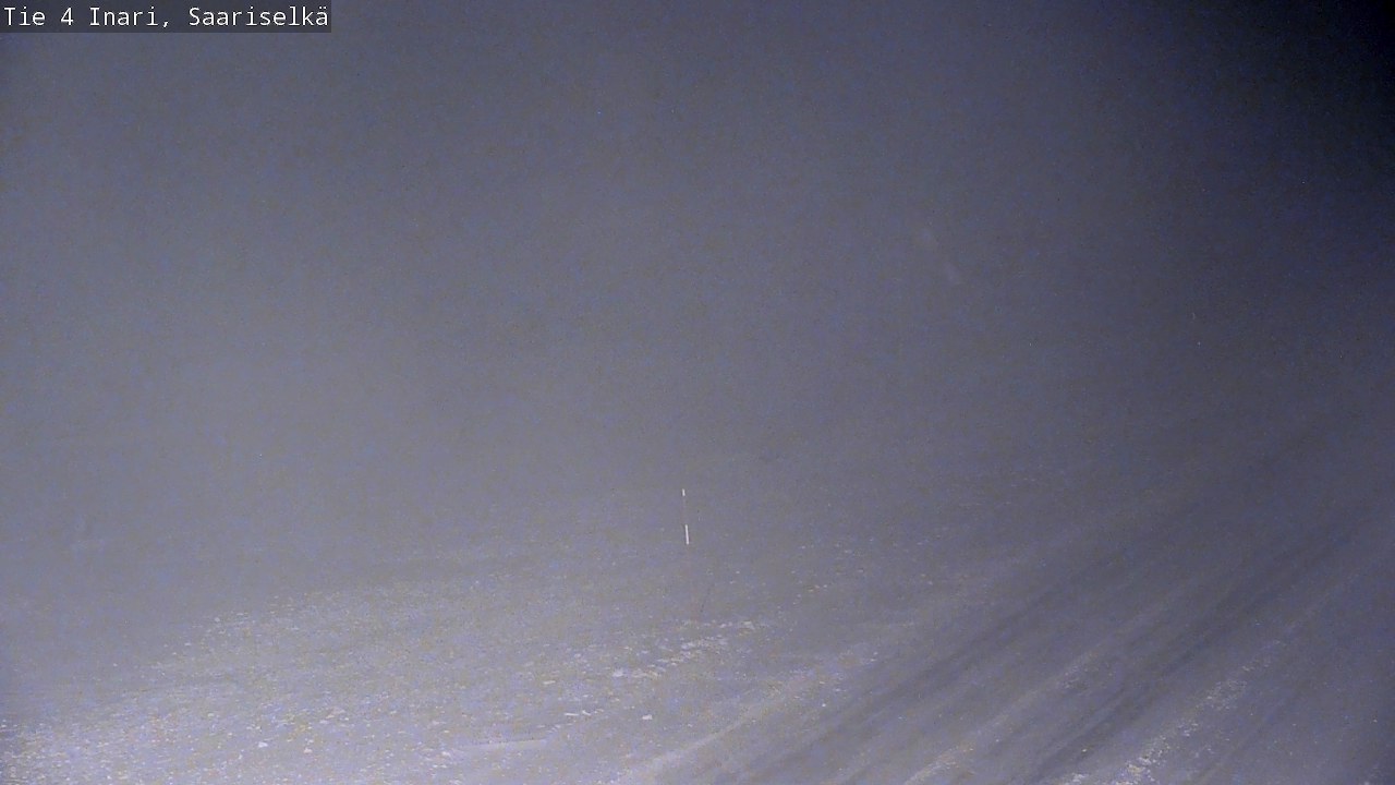 Weather Camera Image Road 4 Inari, Saariselkä, Kaunispää, Inari, Lappi