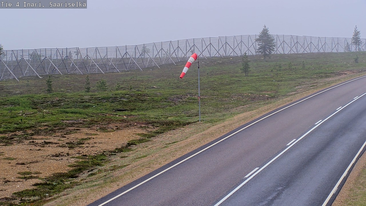 Kelikamerat Kuva Tie 4 Inari, Saariselkä, Kaunispää, Inari, Lappi