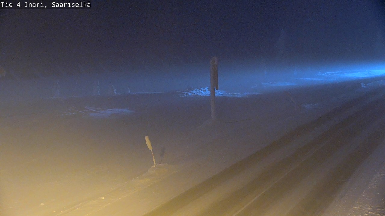 Kelikamerat Kuva Tie 4 Inari, Saariselkä, Kaunispää, Inari, Lappi