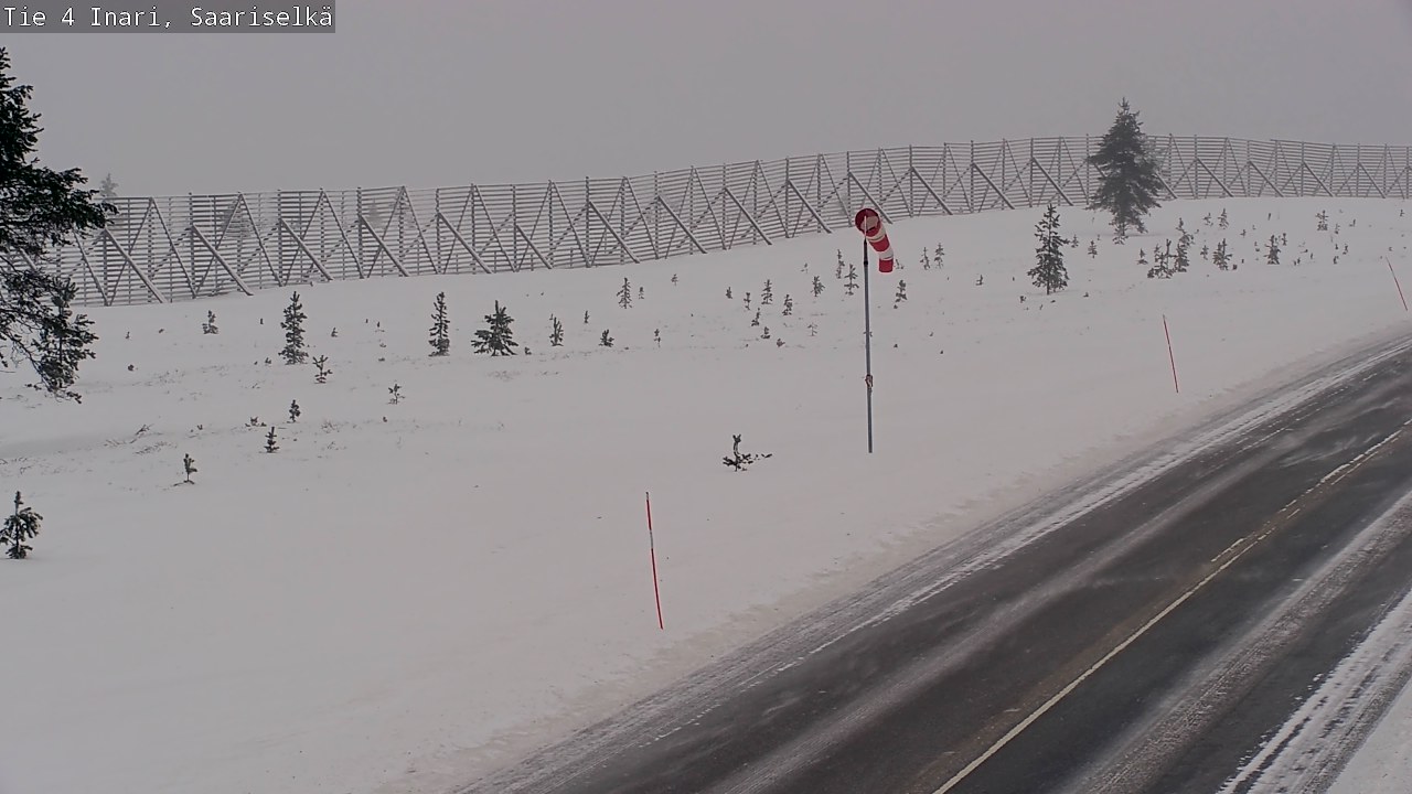 Kelikamerat Kuva Tie 4 Inari, Saariselkä, Kaunispää, Inari, Lappi