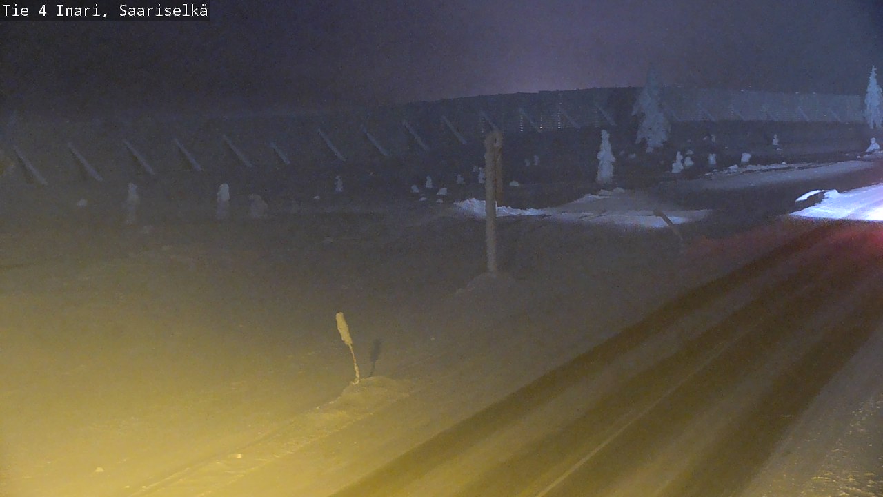 Kelikamerat Kuva Tie 4 Inari, Saariselkä, Kaunispää, Inari, Lappi