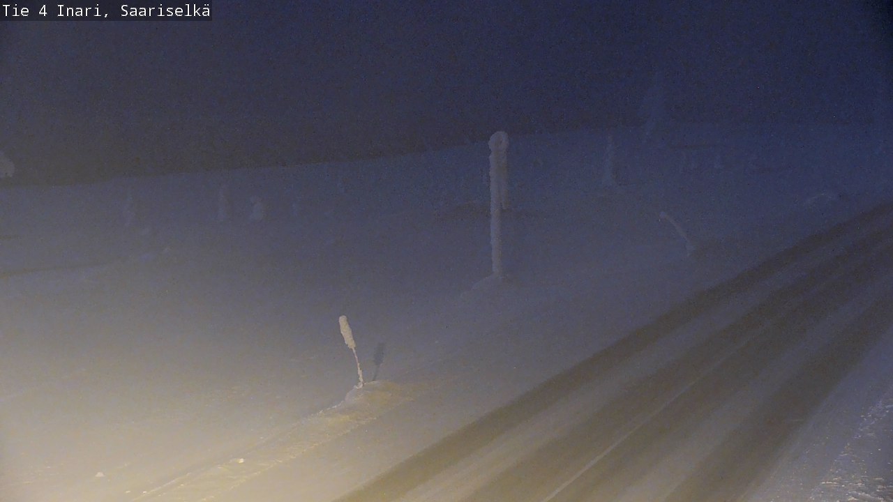 Kelikamerat Kuva Tie 4 Inari, Saariselkä, Kaunispää, Inari, Lappi