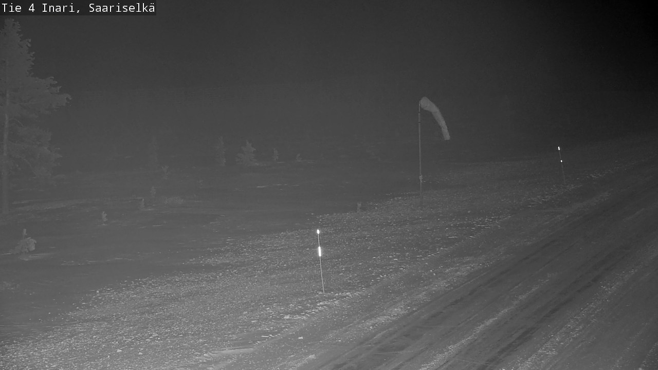 Weather Camera Image Road 4 Inari, Saariselkä, Kaunispää, Inari, Lappi