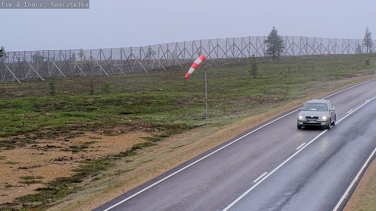 Kelikamerat Kuva Tie 4 Inari, Saariselkä, Kaunispää, Inari, Lappi