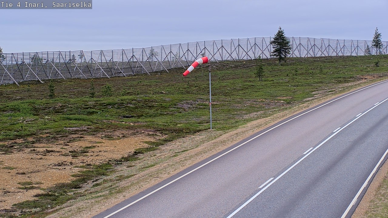 Kelikamerat Kuva Tie 4 Inari, Saariselkä, Kaunispää, Inari, Lappi