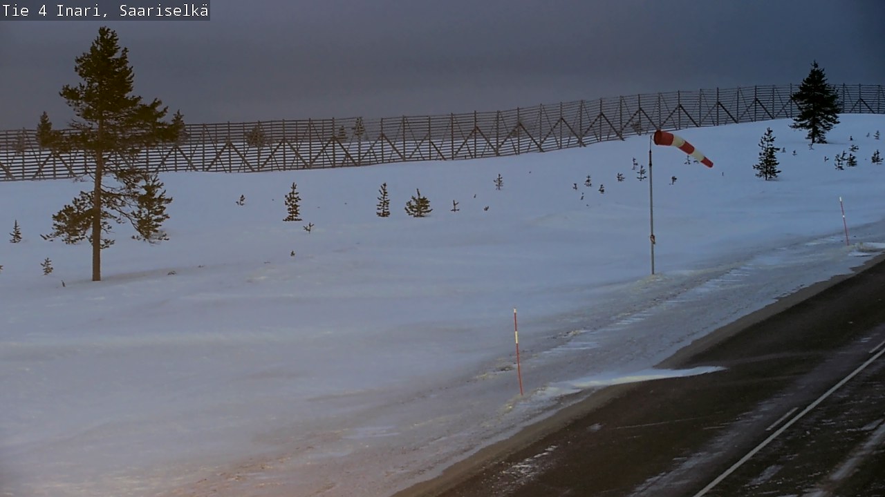 Kelikamerat Kuva Tie 4 Inari, Saariselkä, Kaunispää, Inari, Lappi