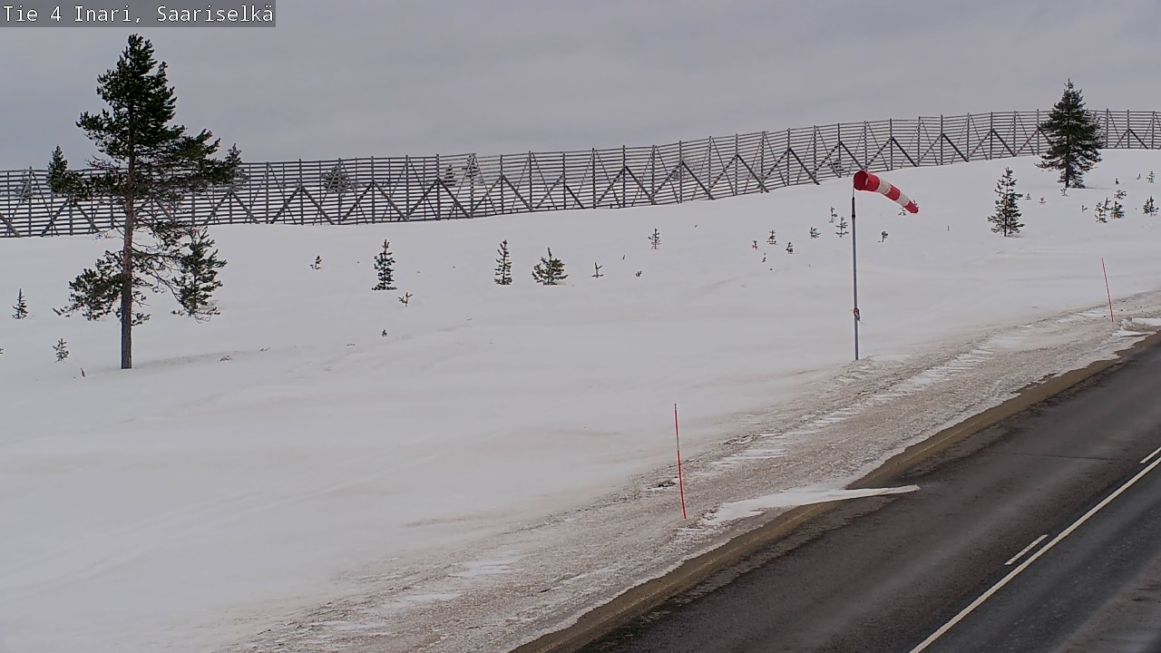 Kelikamerat Kuva Tie 4 Inari, Saariselkä, Kaunispää, Inari, Lappi
