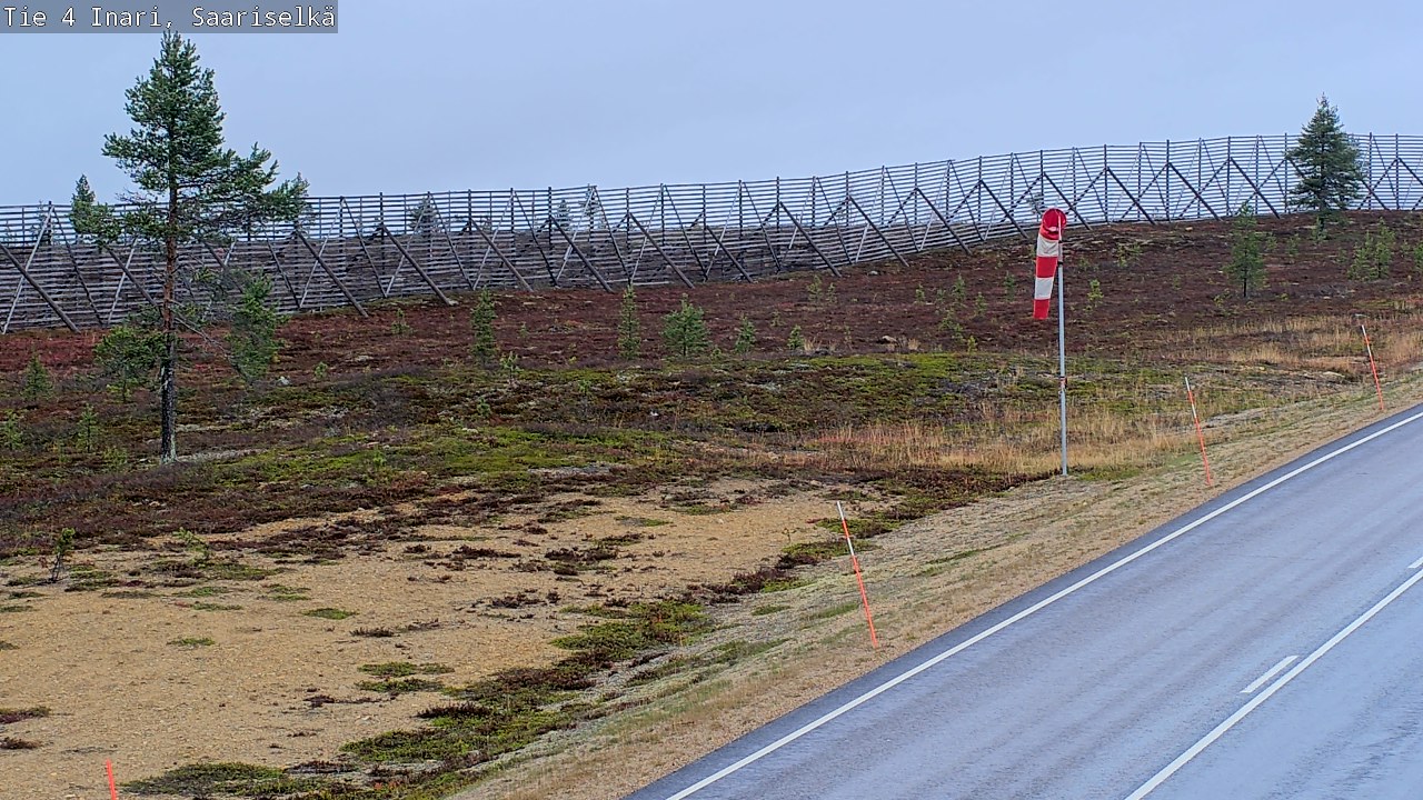 Kelikamerat Kuva Tie 4 Inari, Saariselkä, Kaunispää, Inari, Lappi