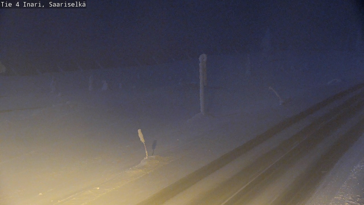 Kelikamerat Kuva Tie 4 Inari, Saariselkä, Kaunispää, Inari, Lappi