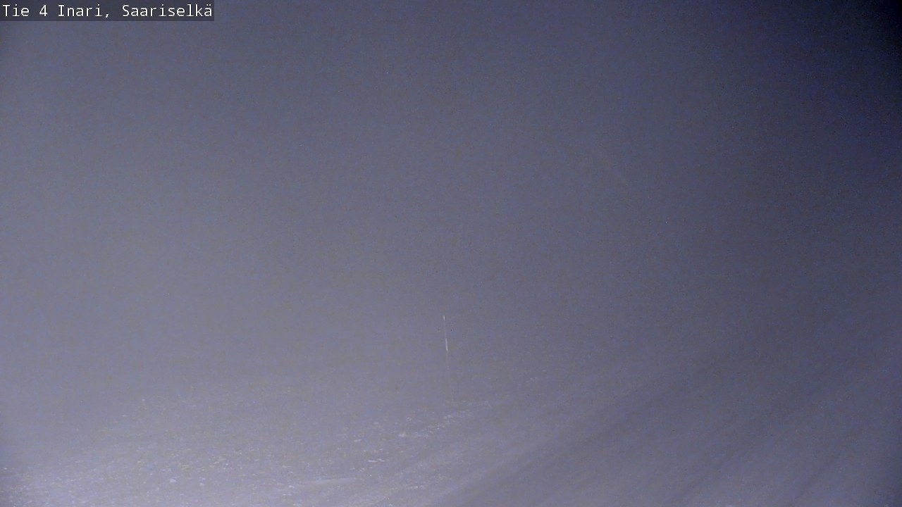 Weather Camera Image Road 4 Inari, Saariselkä, Kaunispää, Inari, Lappi