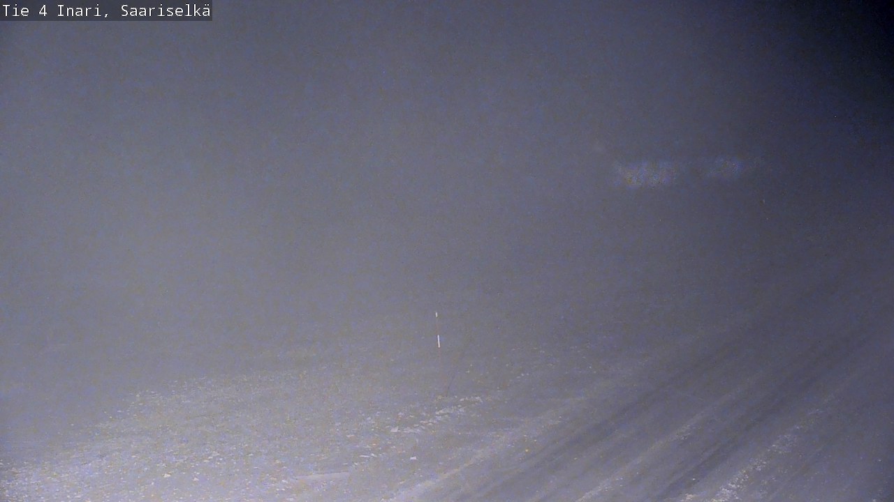 Weather Camera Image Road 4 Inari, Saariselkä, Kaunispää, Inari, Lappi