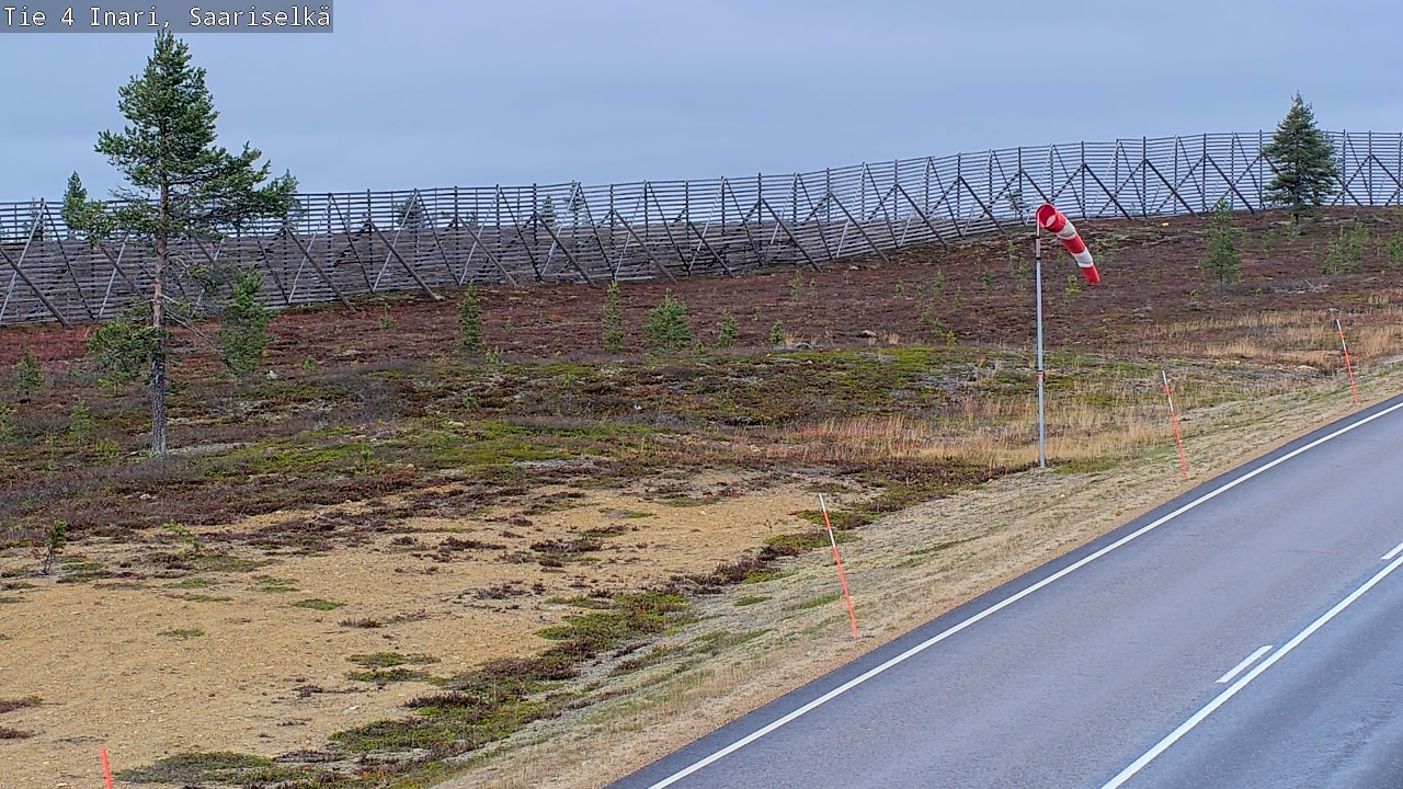 Kelikamerat Kuva Tie 4 Inari, Saariselkä, Kaunispää, Inari, Lappi