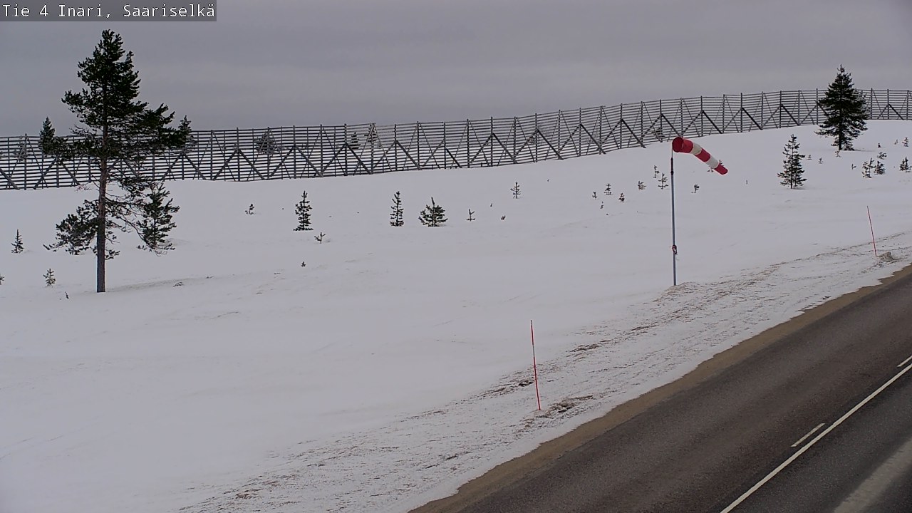 Kelikamerat Kuva Tie 4 Inari, Saariselkä, Kaunispää, Inari, Lappi