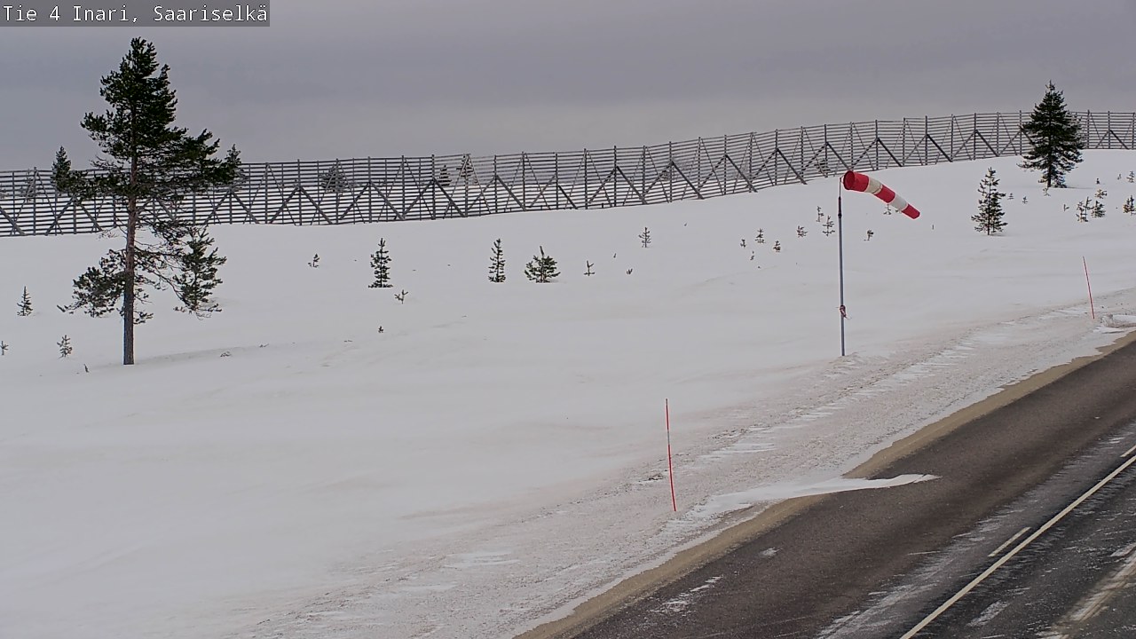 Kelikamerat Kuva Tie 4 Inari, Saariselkä, Kaunispää, Inari, Lappi