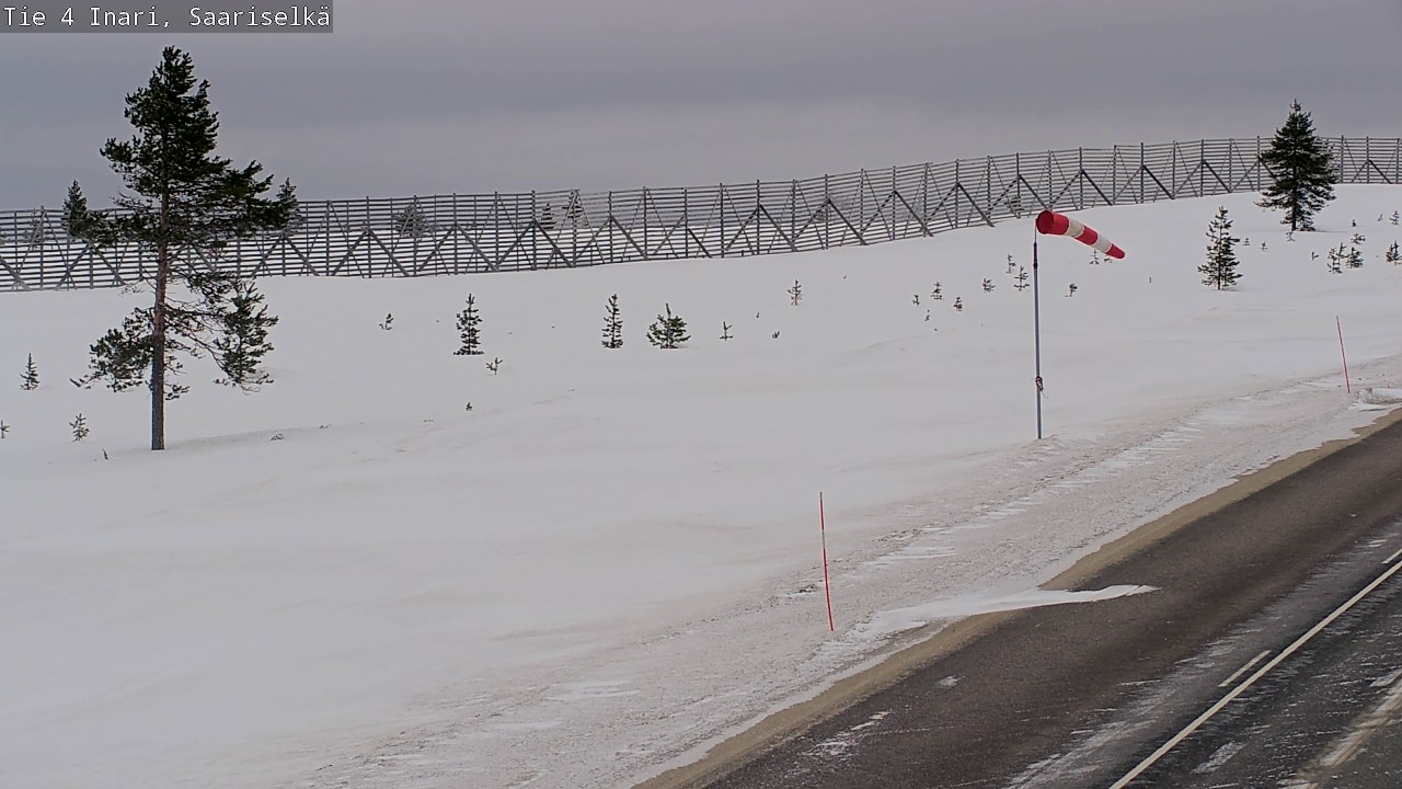 Kelikamerat Kuva Tie 4 Inari, Saariselkä, Kaunispää, Inari, Lappi