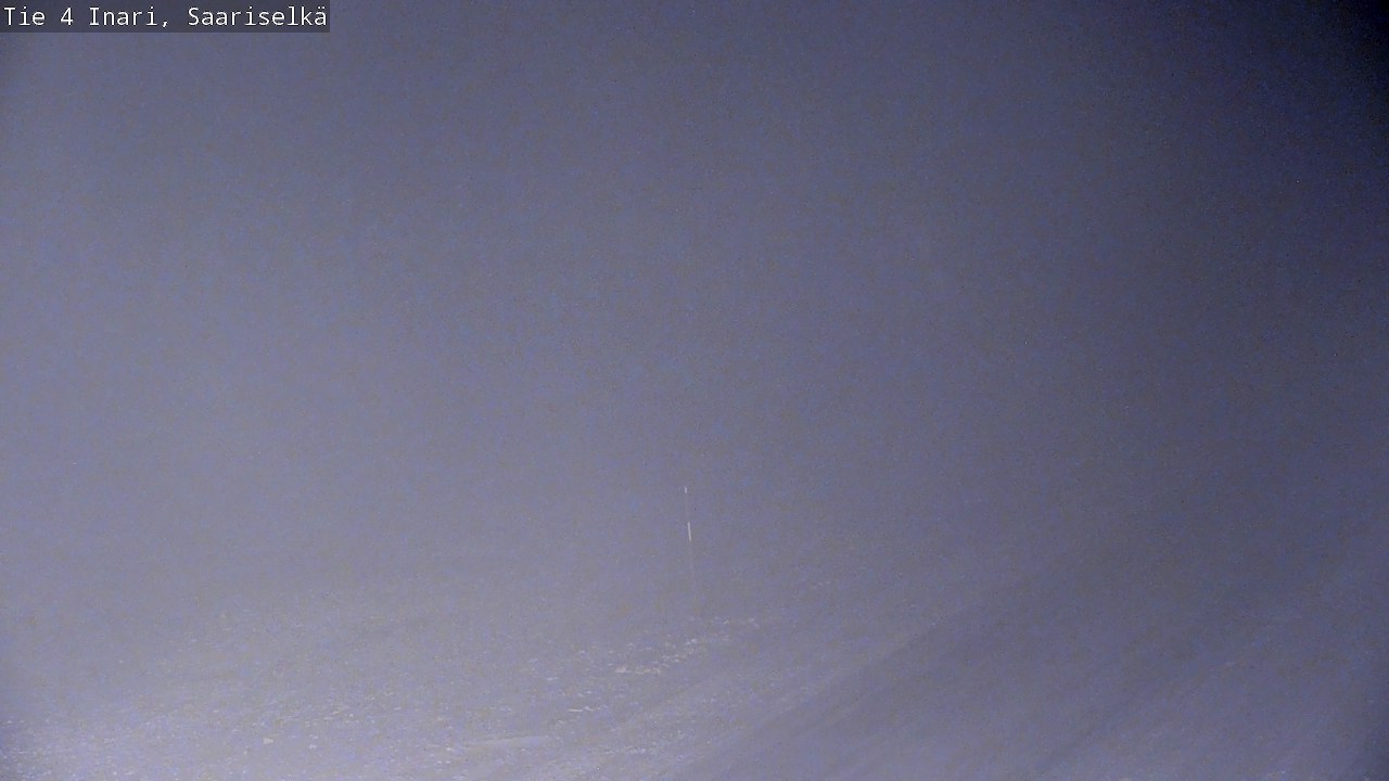 Weather Camera Image Road 4 Inari, Saariselkä, Kaunispää, Inari, Lappi