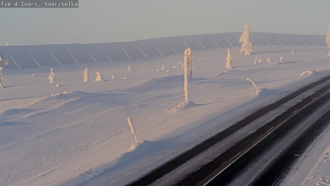 Kelikamerat Kuva Tie 4 Inari, Saariselkä, Kaunispää, Inari, Lappi