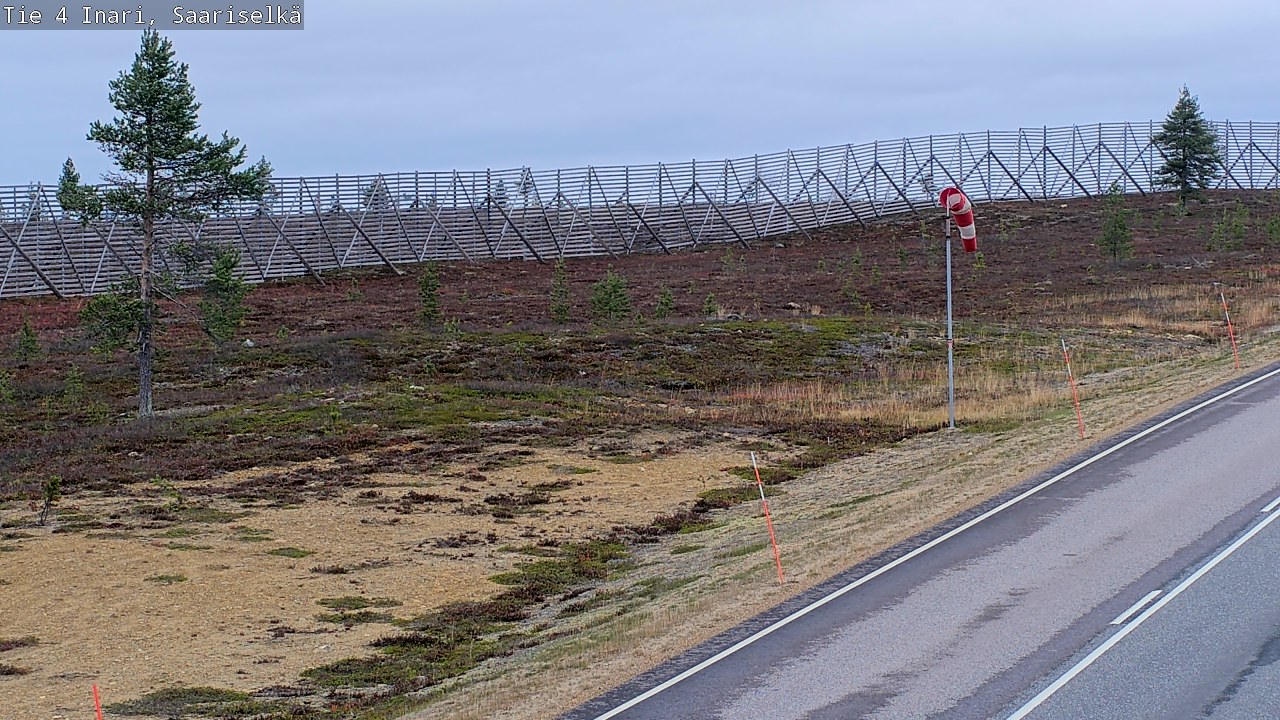 Kelikamerat Kuva Tie 4 Inari, Saariselkä, Kaunispää, Inari, Lappi