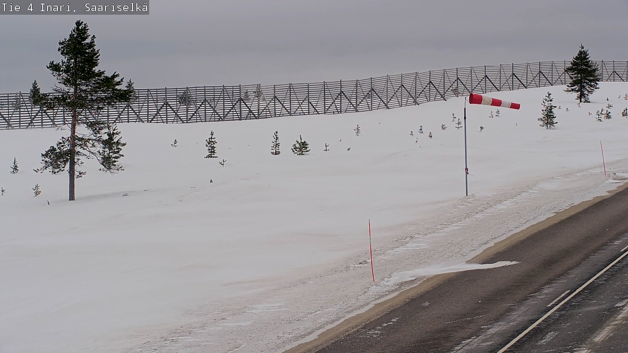 Kelikamerat Kuva Tie 4 Inari, Saariselkä, Kaunispää, Inari, Lappi