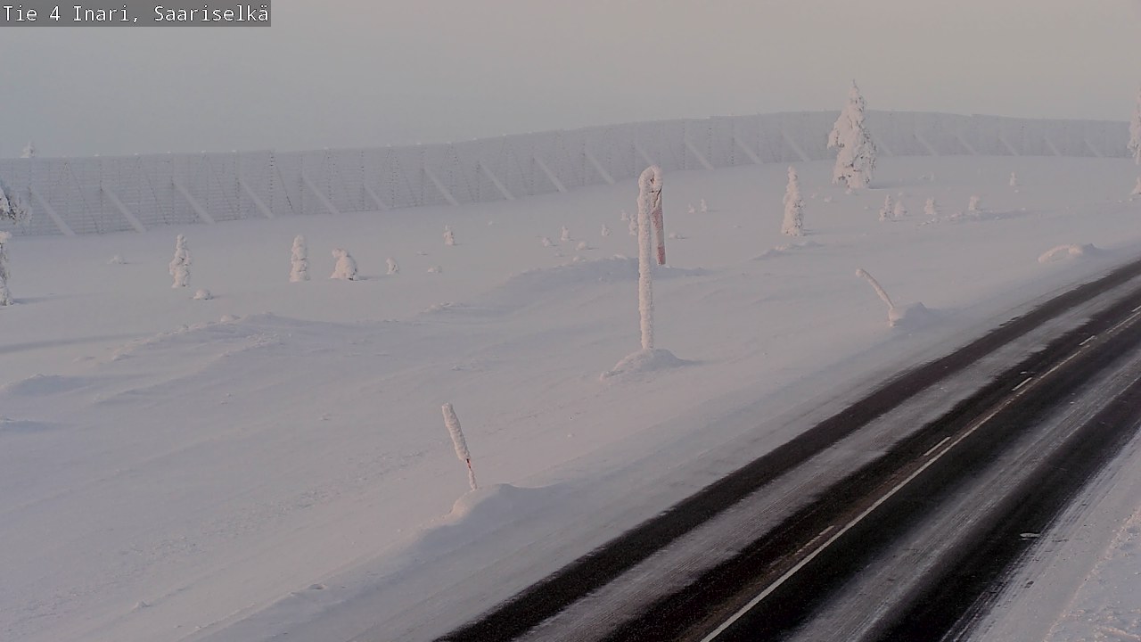 Kelikamerat Kuva Tie 4 Inari, Saariselkä, Kaunispää, Inari, Lappi