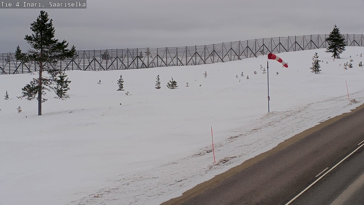 Kelikamerat Kuva Tie 4 Inari, Saariselkä, Kaunispää, Inari, Lappi
