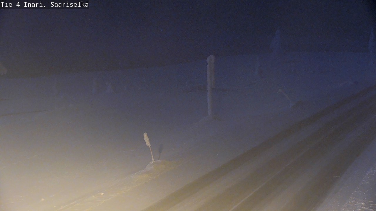 Kelikamerat Kuva Tie 4 Inari, Saariselkä, Kaunispää, Inari, Lappi