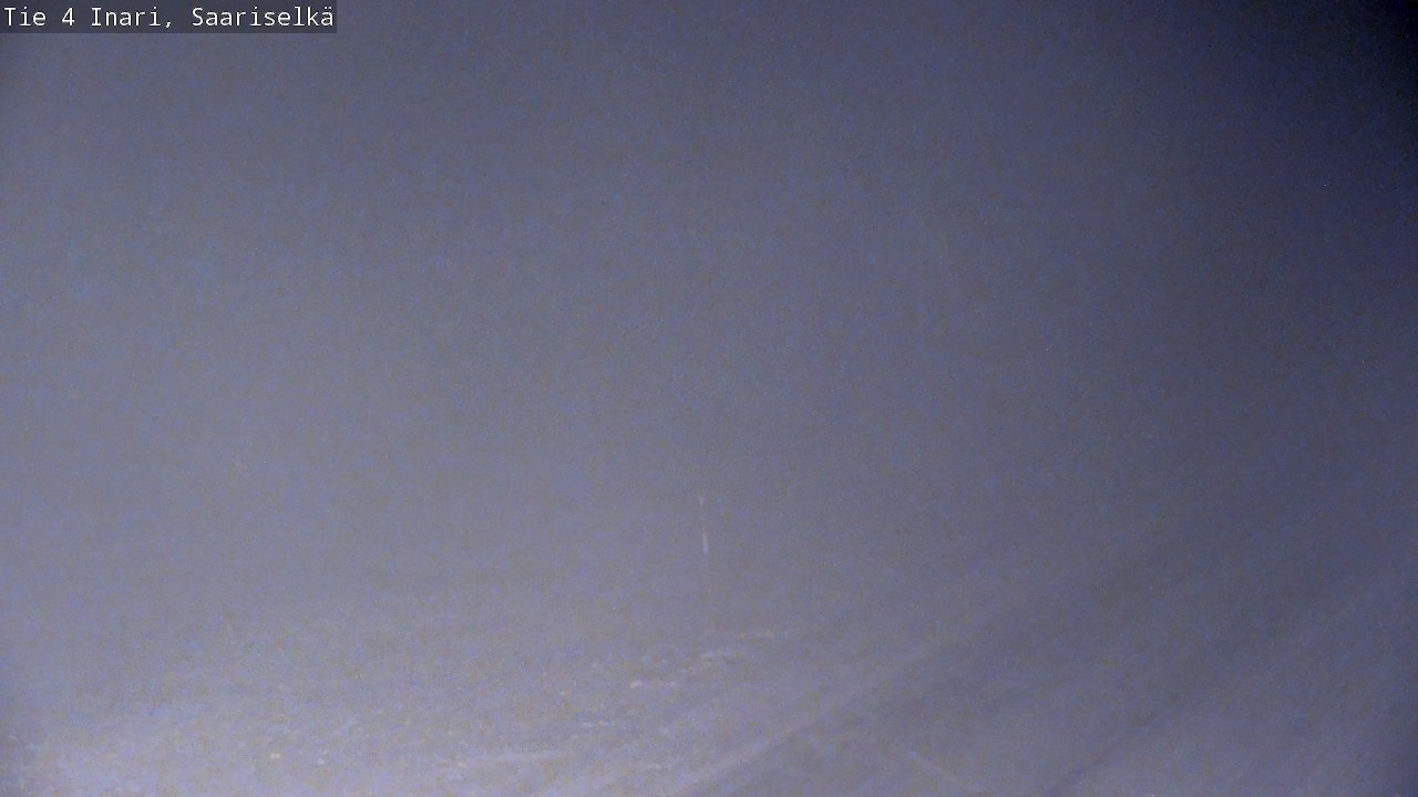 Weather Camera Image Road 4 Inari, Saariselkä, Kaunispää, Inari, Lappi
