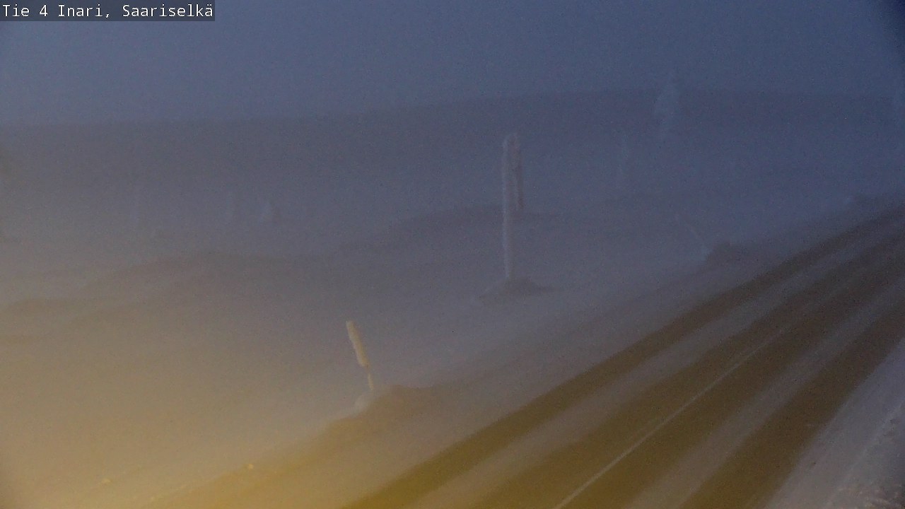 Kelikamerat Kuva Tie 4 Inari, Saariselkä, Kaunispää, Inari, Lappi