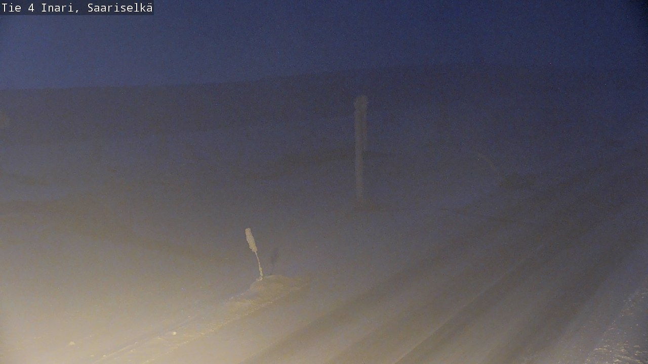 Kelikamerat Kuva Tie 4 Inari, Saariselkä, Kaunispää, Inari, Lappi