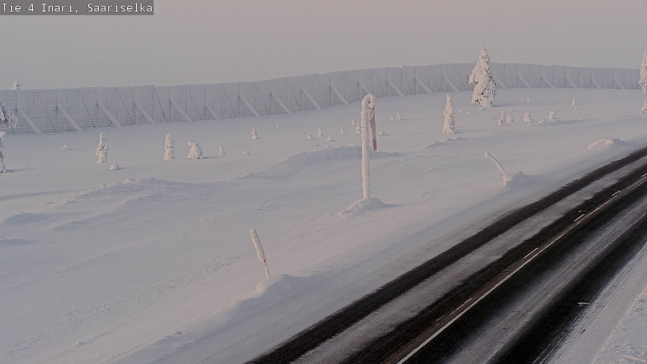 Kelikamerat Kuva Tie 4 Inari, Saariselkä, Kaunispää, Inari, Lappi