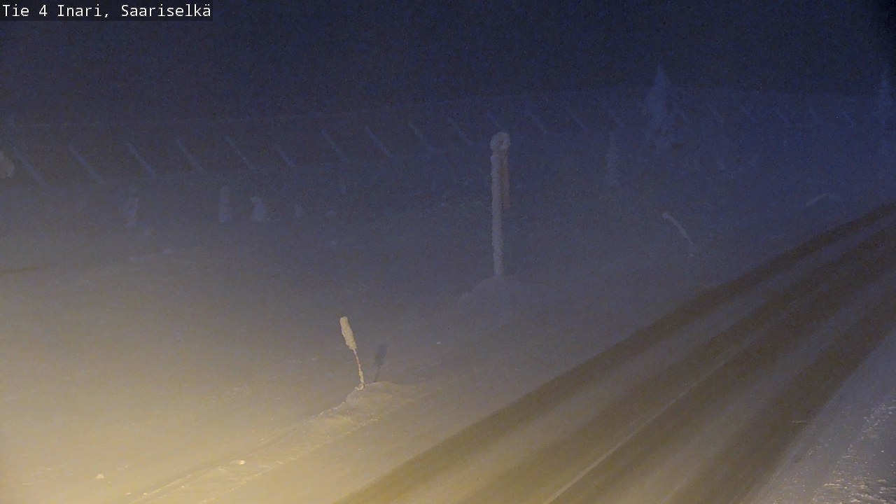 Kelikamerat Kuva Tie 4 Inari, Saariselkä, Kaunispää, Inari, Lappi