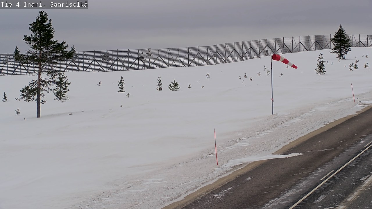 Kelikamerat Kuva Tie 4 Inari, Saariselkä, Kaunispää, Inari, Lappi